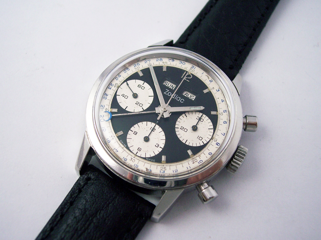 Zodiac Chronograph Valjoux Cal. 72C 723 The Watch Spot
